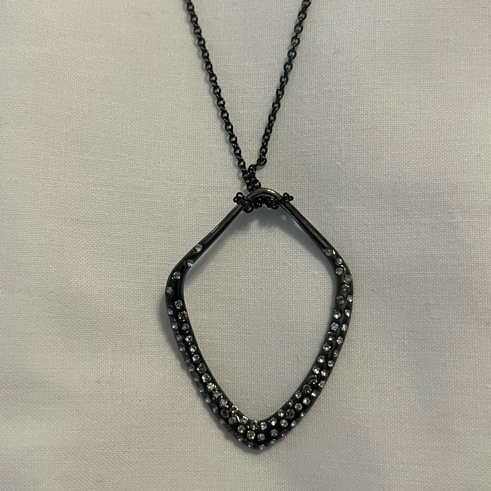 Alexis Bittar Crystal Encrusted Kite Pendent